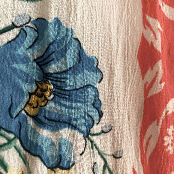 ANTHROPOLOGIE Maeve Romina Scarf-Printed Top - Picture 5 of 6